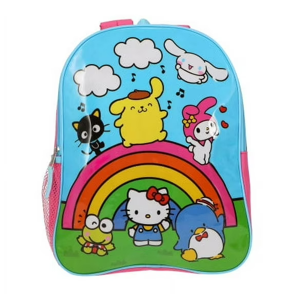 Sanrio Hello Kitty And Friends "Over The Rainbow" Children's Pink Backpack 15" main product image